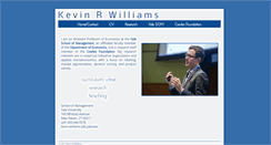 Desktop Screenshot of kevinrwilliams.com
